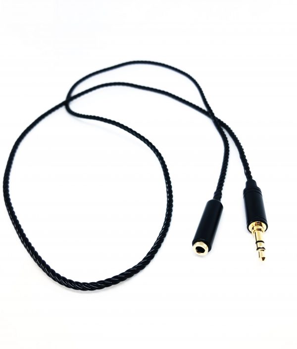 Kevlar Core Stereo 3.5mm Extension Lead - Black - Image 3