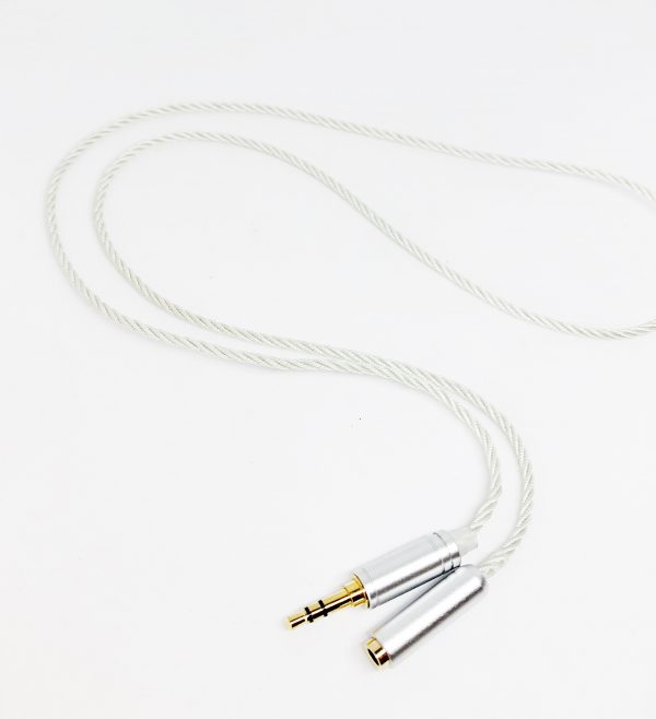 Kevlar Core Stereo 3.5mm Extension Lead - Silver