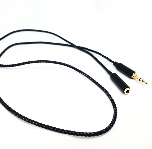 Kevlar Core Stereo 3.5mm Extension Lead - Black - Image 4