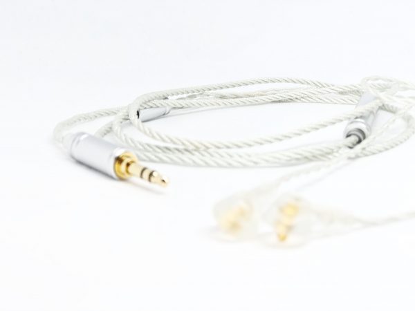 Kevlar Core Stereo 3.5mm Extension Lead - Silver - Image 3