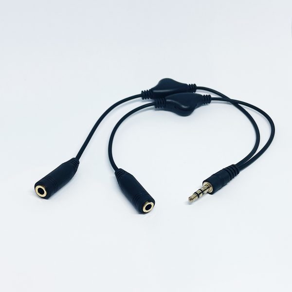 3.5mm Stereo splitter with individual volume control
