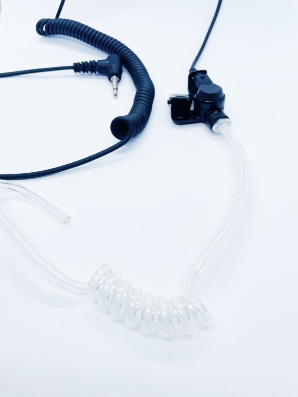 3.5mm Mono Listen only coiled wiring for acoustic tubing - Image 2